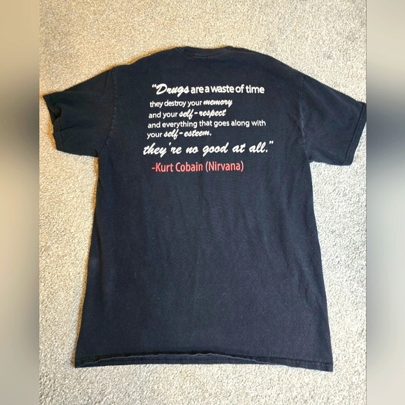 Other - Students Against Destructive Decisions Kurt  Cobain Nirvana Quote Tee Unisex Med